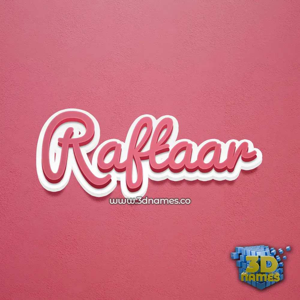 raftaar in Red Scribble style - 3D name wallpaper raftaar in Red Scribble style - 3D name wallpaper