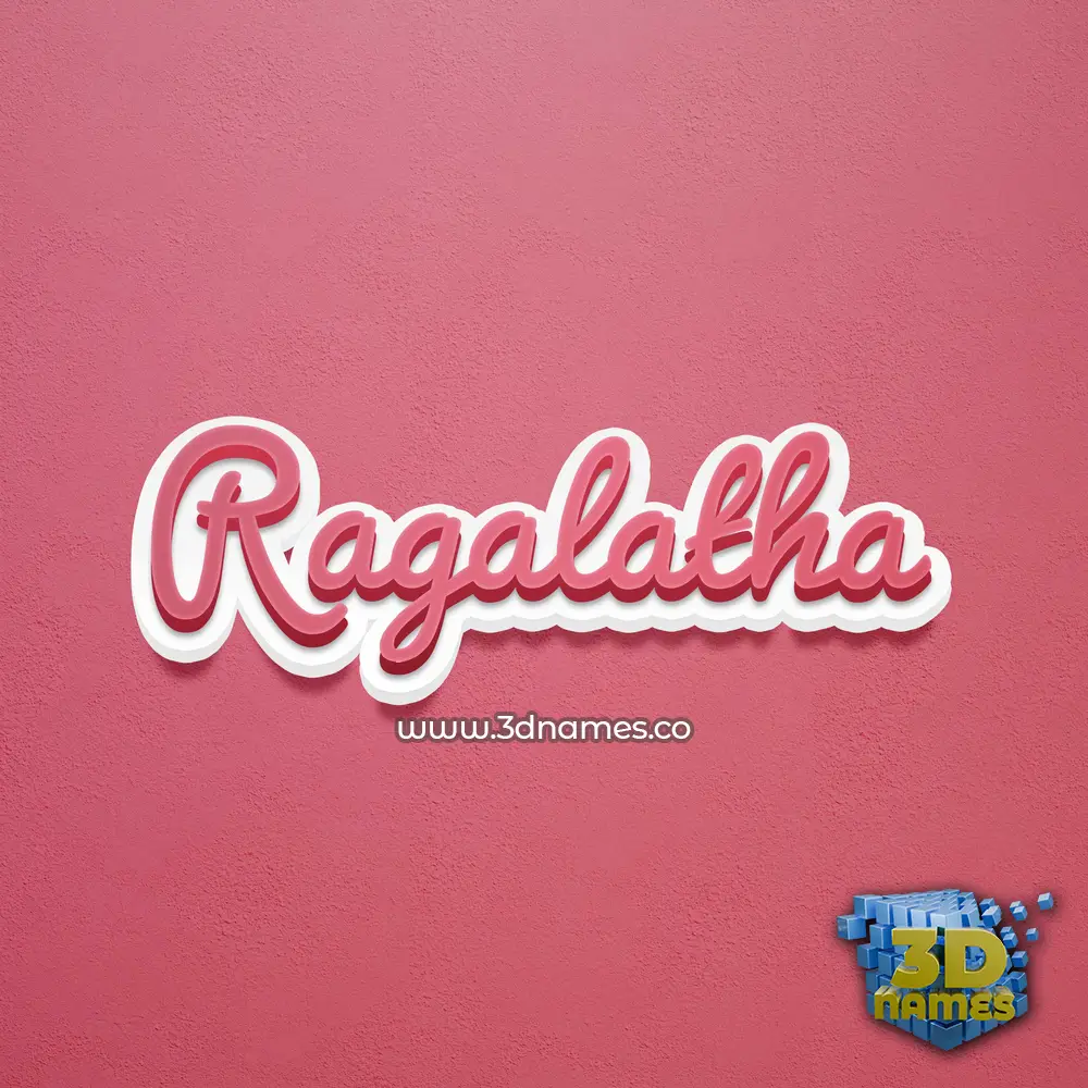 ragalatha in Red Scribble style - 3D name wallpaper ragalatha in Red Scribble style - 3D name wallpaper