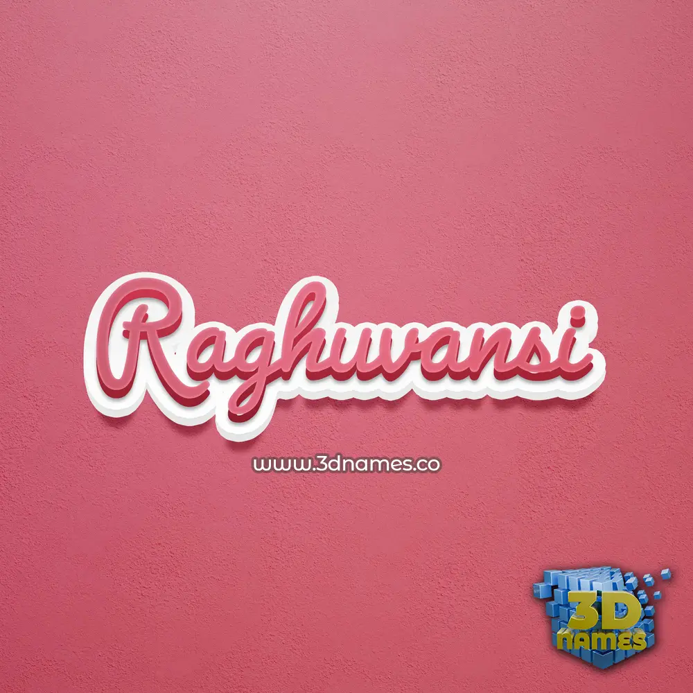 raghuvansi in Red Scribble style - 3D name wallpaper raghuvansi in Red Scribble style - 3D name wallpaper