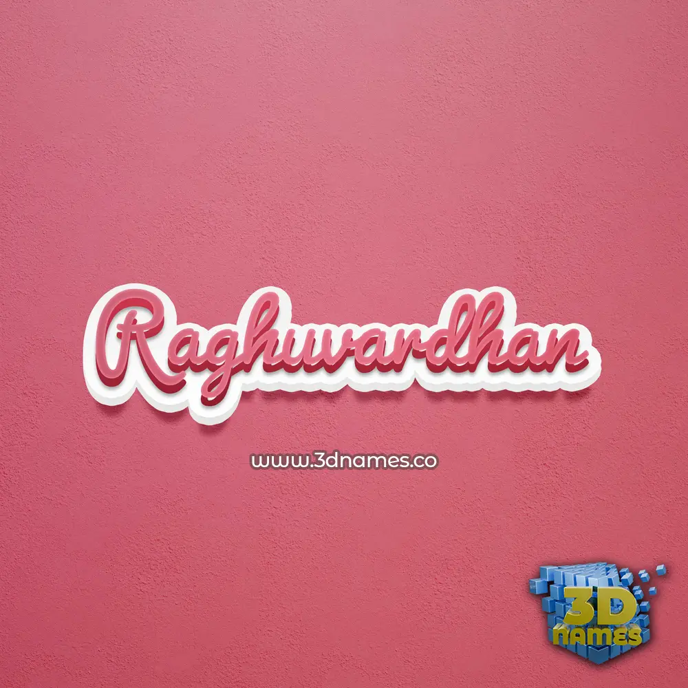 raghuvardhan in Red Scribble style - 3D name wallpaper raghuvardhan in Red Scribble style - 3D name wallpaper