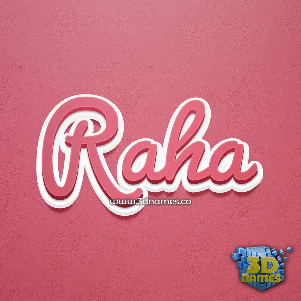 raha in Red Scribble style - 3D name wallpaper raha in Red Scribble style - 3D name wallpaper
