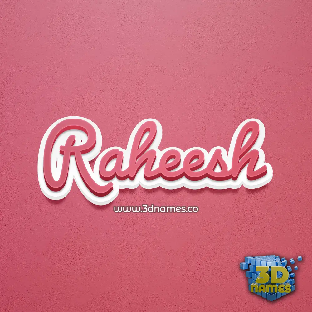 raheesh in Red Scribble style - 3D name wallpaper raheesh in Red Scribble style - 3D name wallpaper