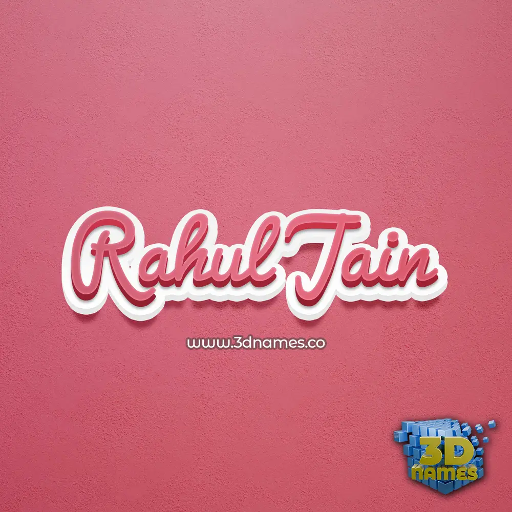 rahul jain in Red Scribble style - 3D name wallpaper rahul jain in Red Scribble style - 3D name wallpaper