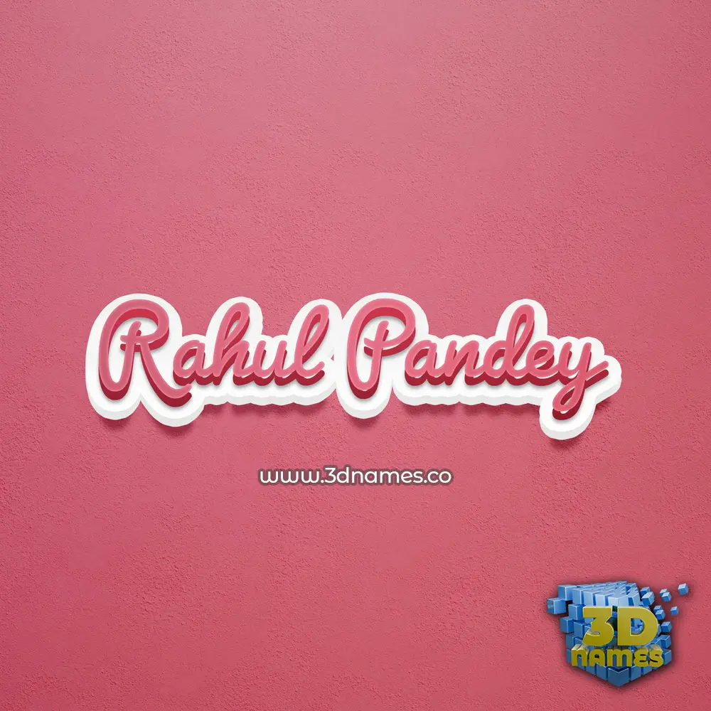 rahul pandey in Red Scribble style - 3D name wallpaper rahul pandey in Red Scribble style - 3D name wallpaper