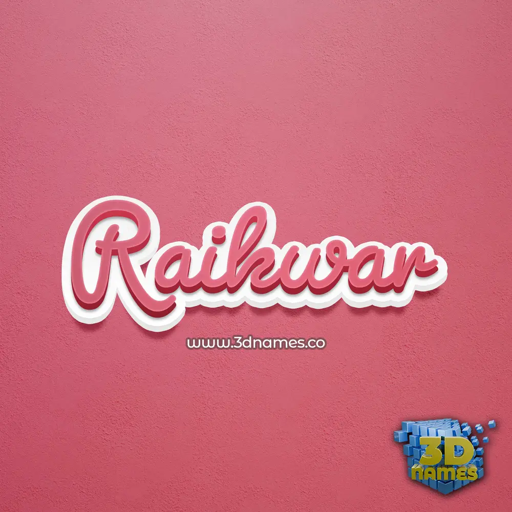 raikwar in Red Scribble style - 3D name wallpaper raikwar in Red Scribble style - 3D name wallpaper