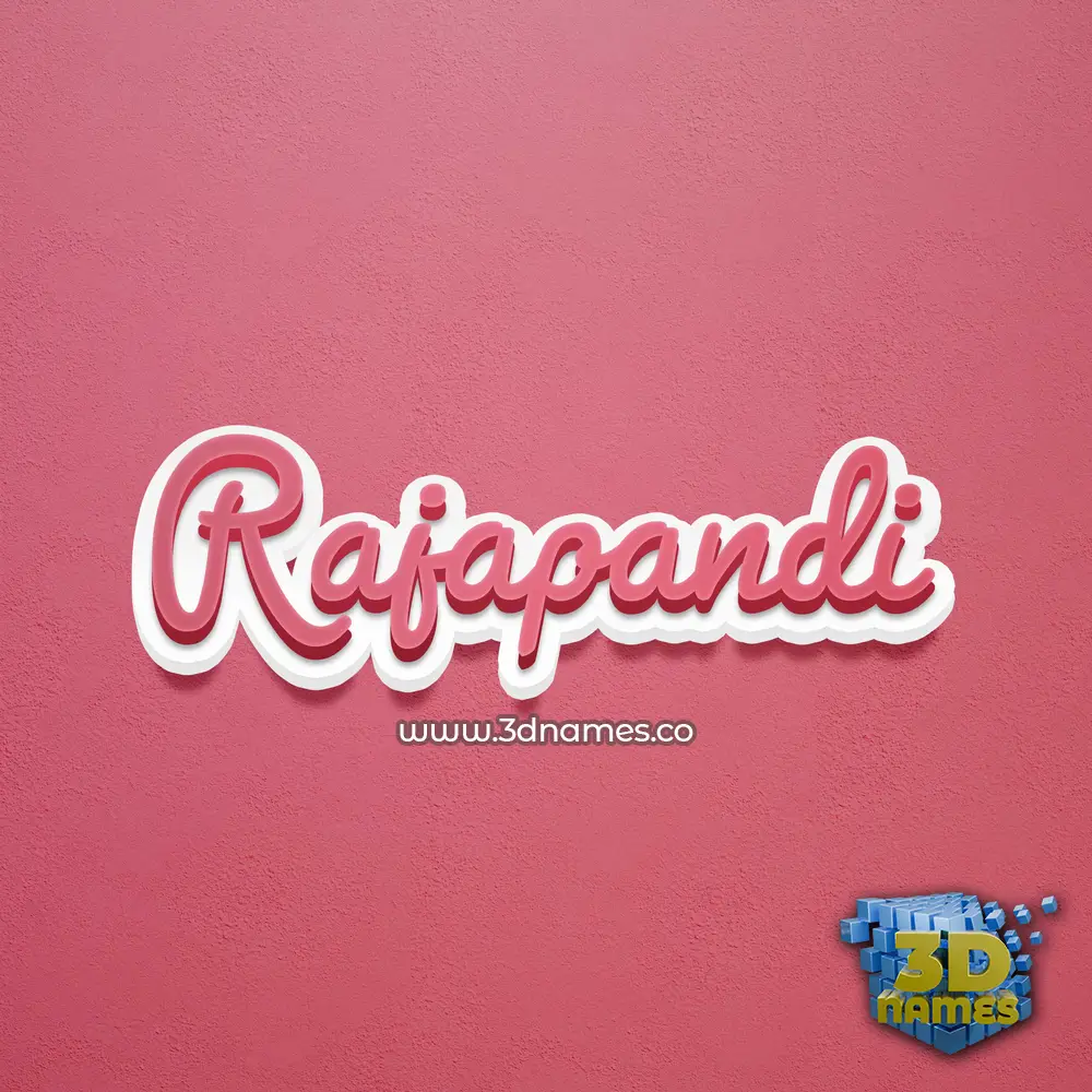 rajapandi in Red Scribble style - 3D name wallpaper rajapandi in Red Scribble style - 3D name wallpaper