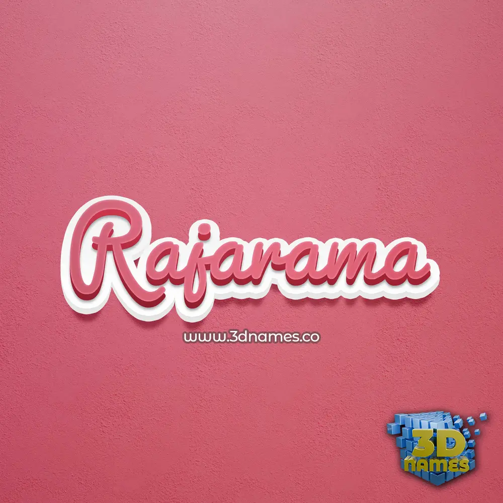 rajarama in Red Scribble style - 3D name wallpaper rajarama in Red Scribble style - 3D name wallpaper