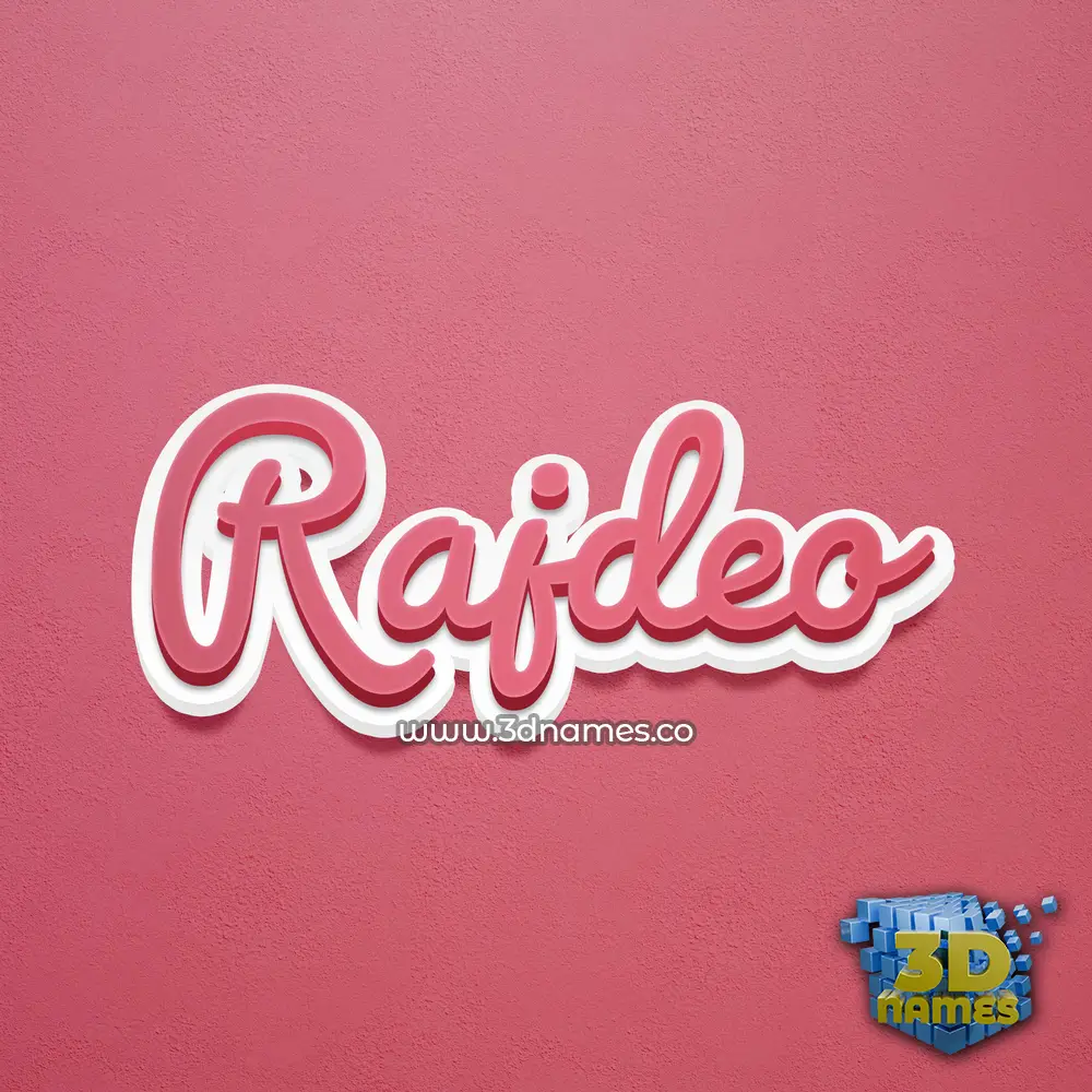 rajdeo in Red Scribble style - 3D name wallpaper rajdeo in Red Scribble style - 3D name wallpaper