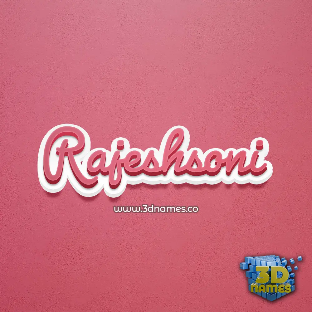 rajeshsoni in Red Scribble style - 3D name wallpaper rajeshsoni in Red Scribble style - 3D name wallpaper