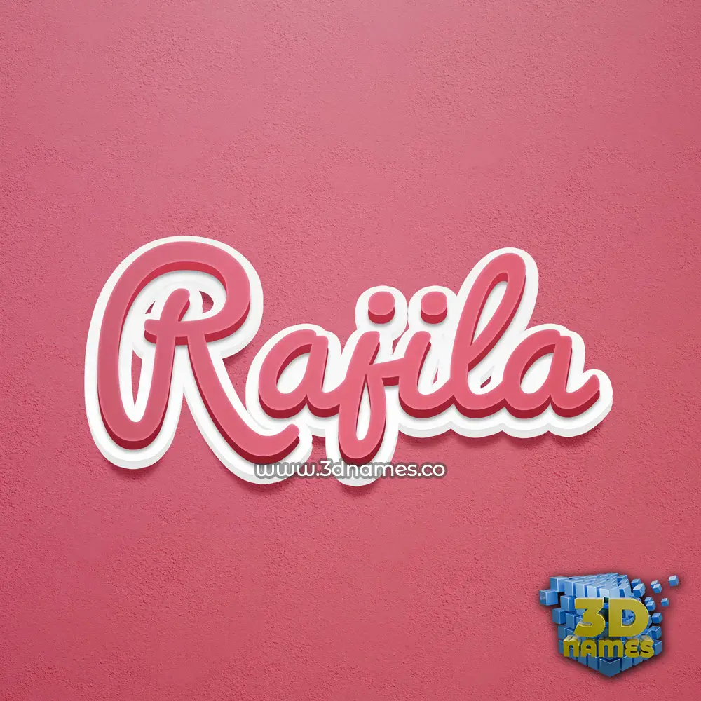 rajila in Red Scribble style - 3D name wallpaper rajila in Red Scribble style - 3D name wallpaper