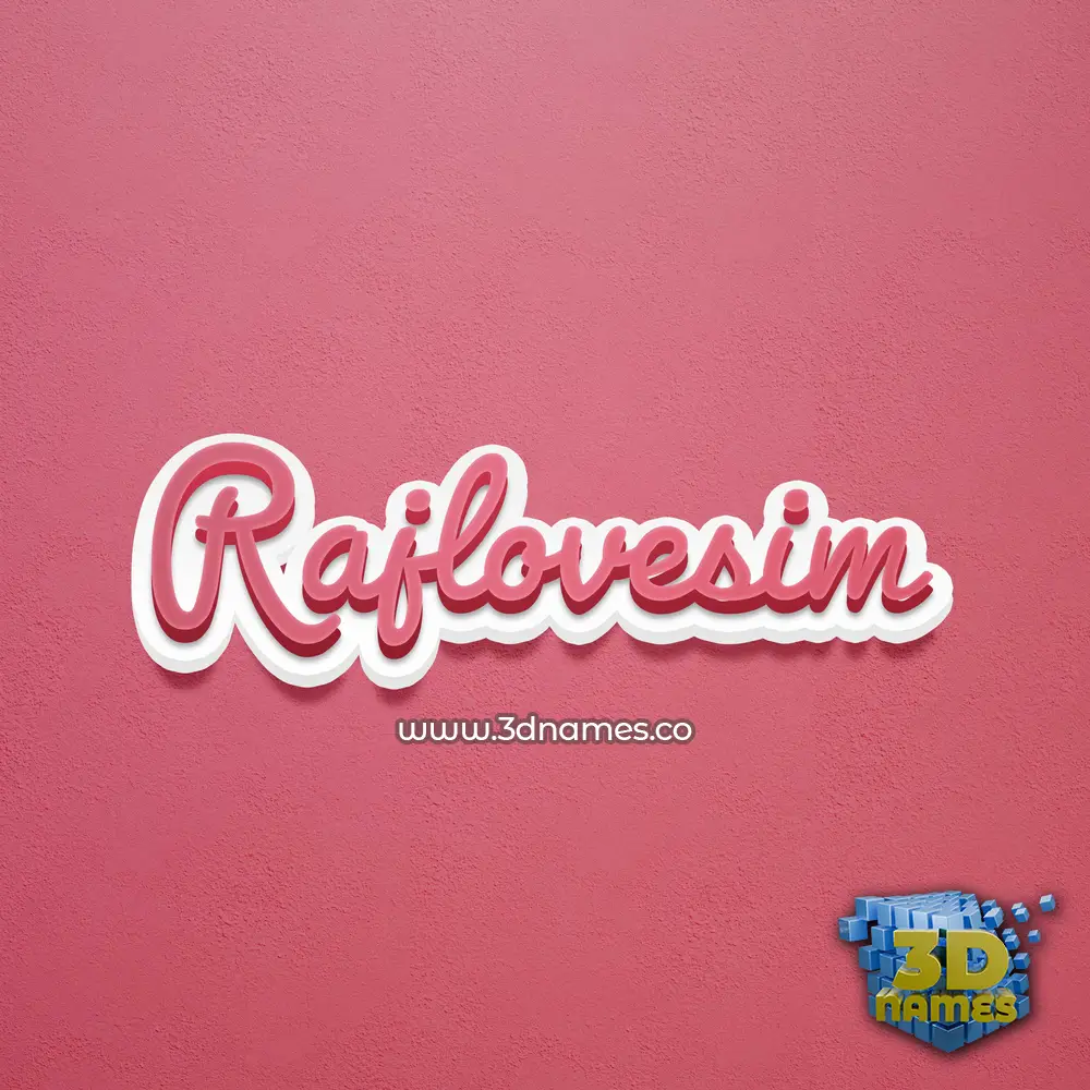 rajlovesim in Red Scribble style - 3D name wallpaper rajlovesim in Red Scribble style - 3D name wallpaper
