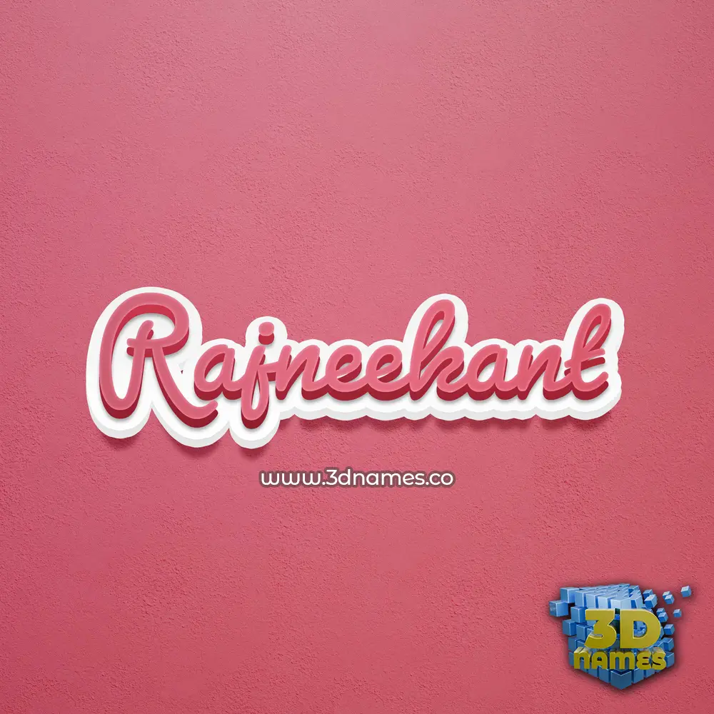 rajneekant in Red Scribble style - 3D name wallpaper rajneekant in Red Scribble style - 3D name wallpaper
