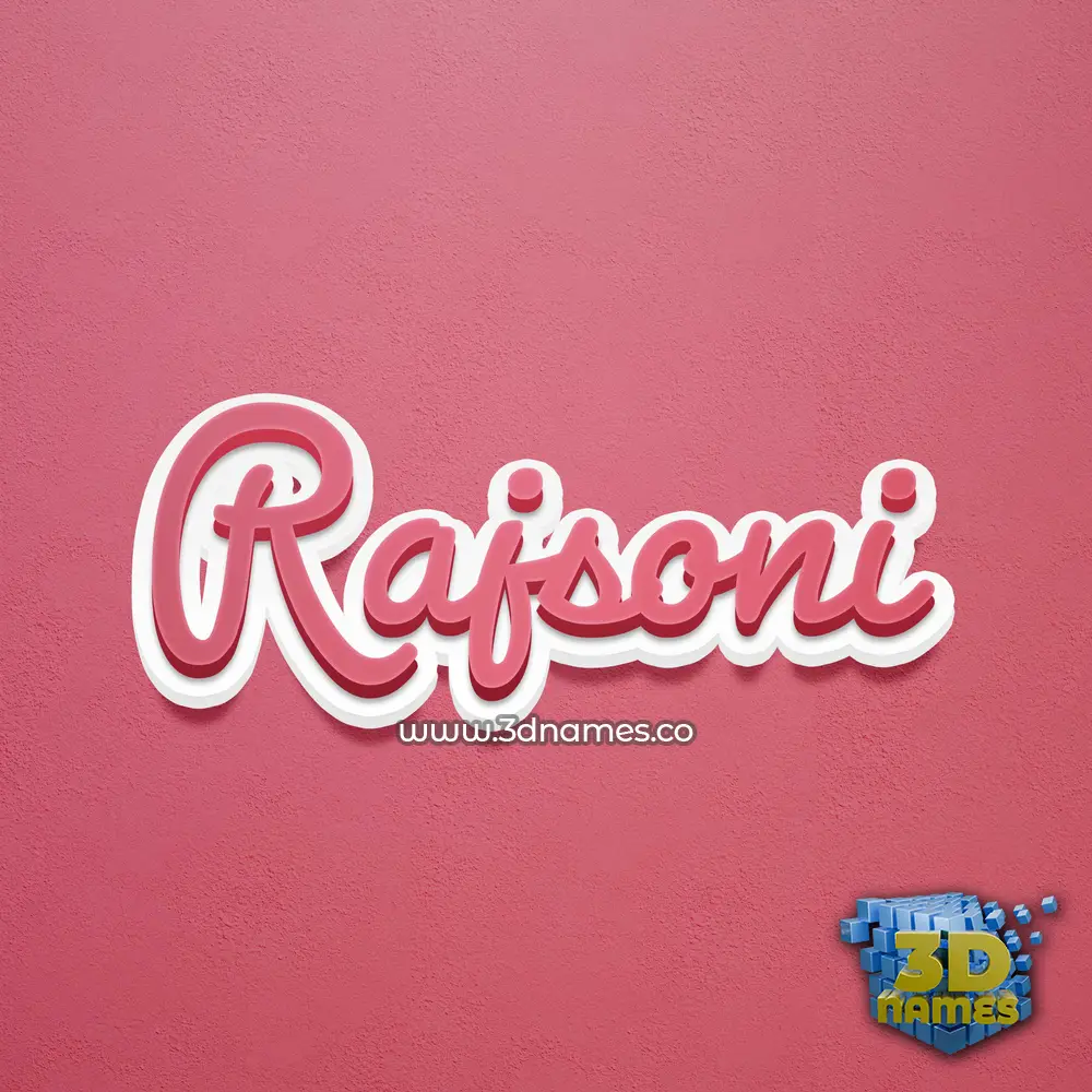 rajsoni in Red Scribble style - 3D name wallpaper rajsoni in Red Scribble style - 3D name wallpaper