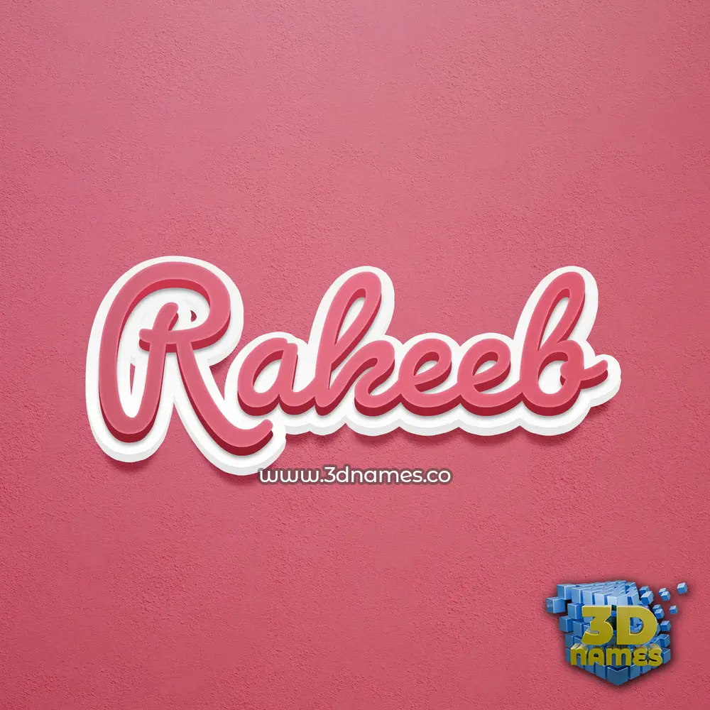 rakeeb in Red Scribble style - 3D name wallpaper rakeeb in Red Scribble style - 3D name wallpaper