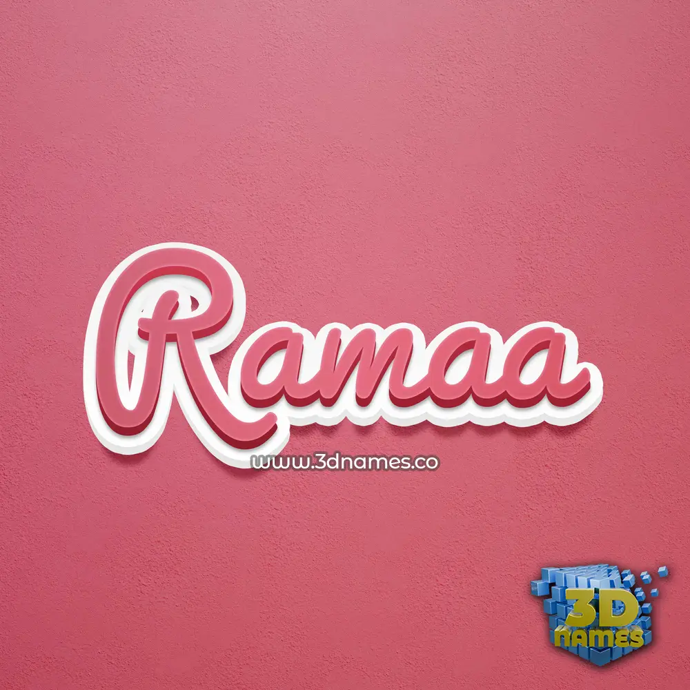 ramaa in Red Scribble style - 3D name wallpaper ramaa in Red Scribble style - 3D name wallpaper
