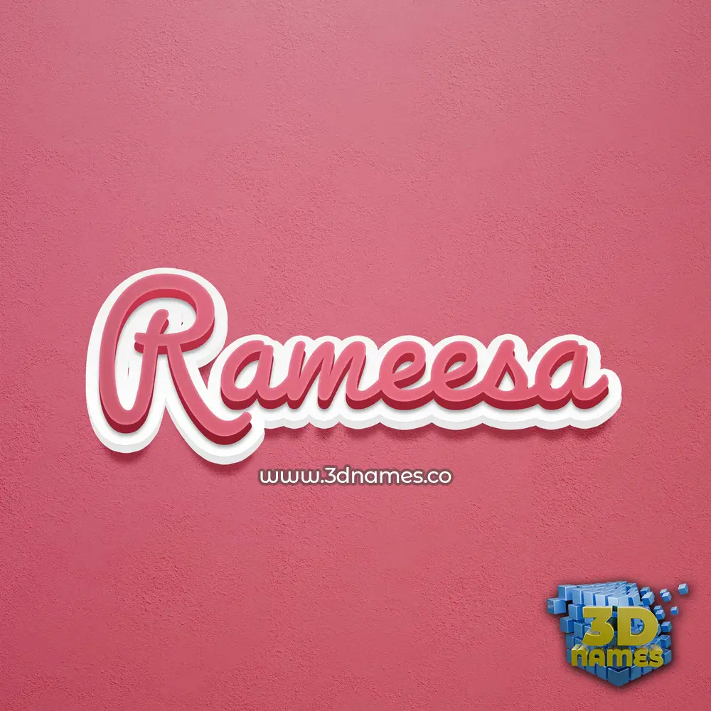 rameesa in Red Scribble style - 3D name wallpaper rameesa in Red Scribble style - 3D name wallpaper