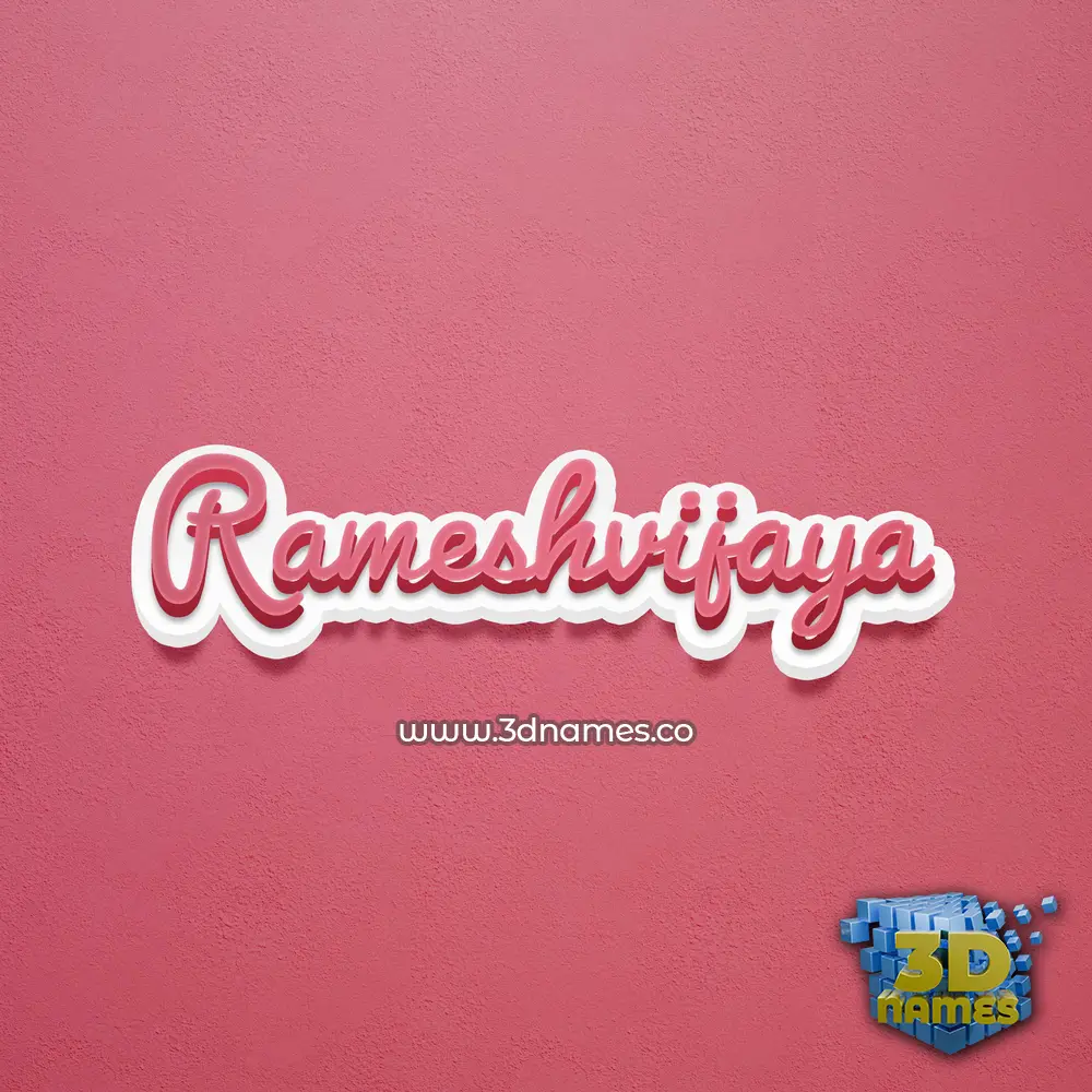 rameshvijaya in Red Scribble style - 3D name wallpaper rameshvijaya in Red Scribble style - 3D name wallpaper