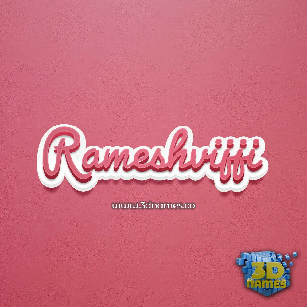 rameshvijji in Red Scribble style - 3D name wallpaper rameshvijji in Red Scribble style - 3D name wallpaper