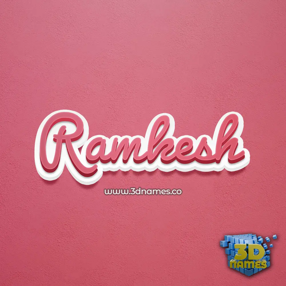 ramkesh in Red Scribble style - 3D name wallpaper ramkesh in Red Scribble style - 3D name wallpaper
