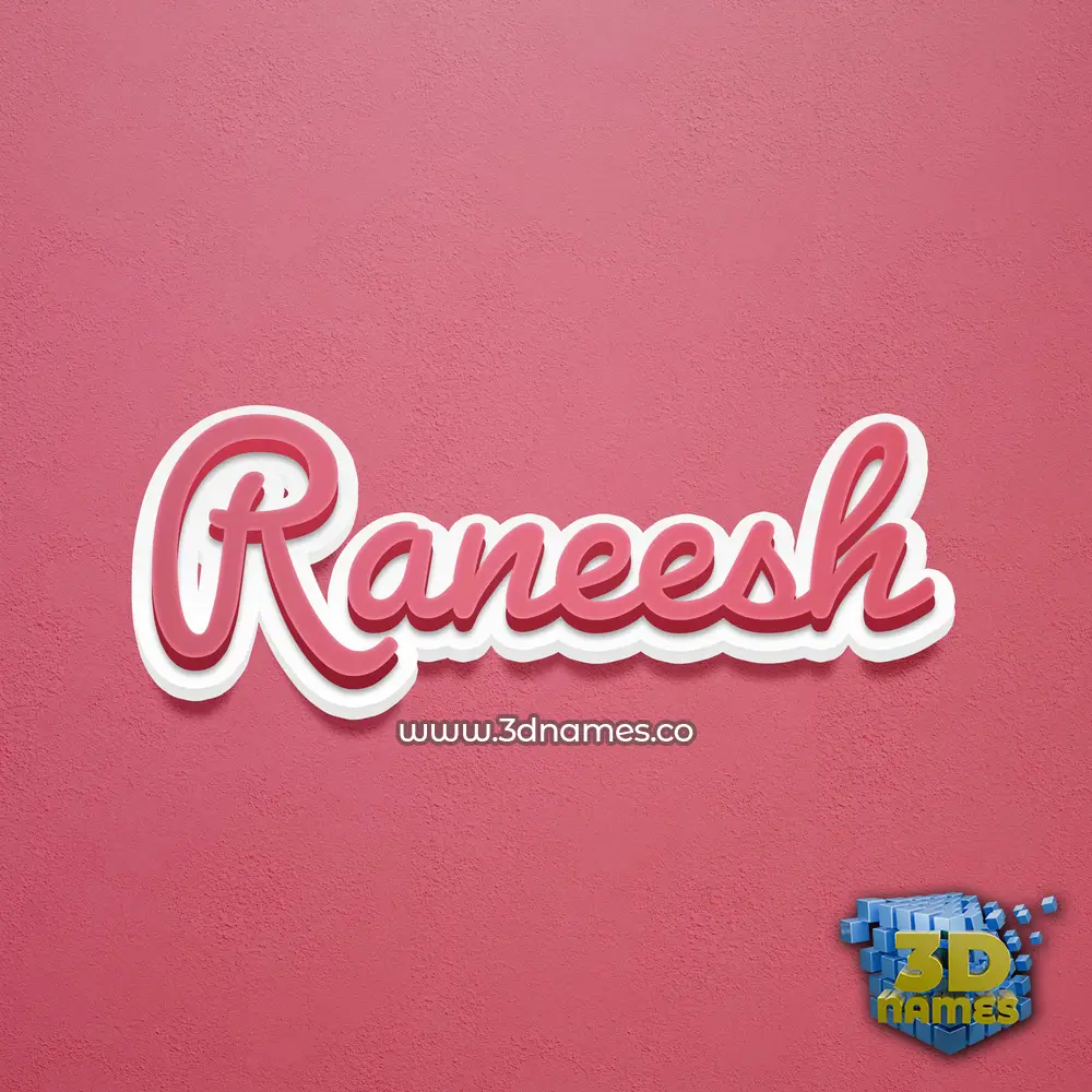 raneesh in Red Scribble style - 3D name wallpaper raneesh in Red Scribble style - 3D name wallpaper