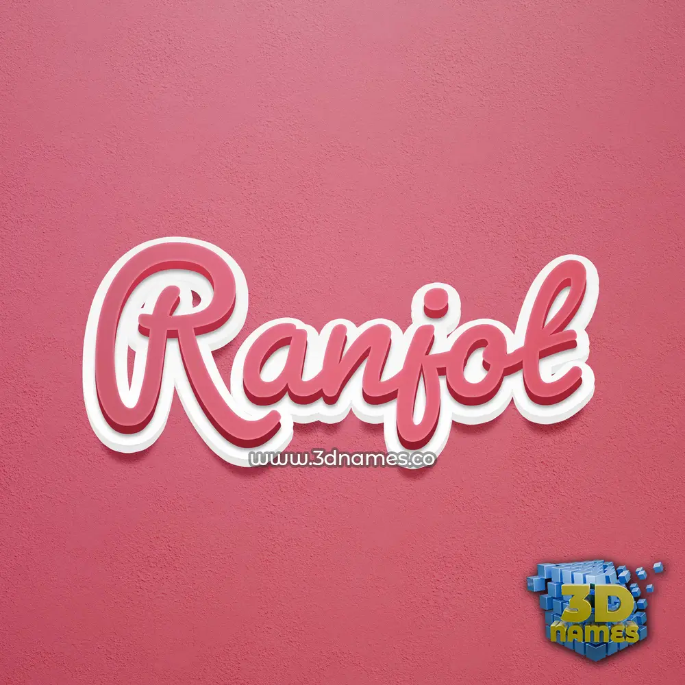 ranjot in Red Scribble style - 3D name wallpaper ranjot in Red Scribble style - 3D name wallpaper