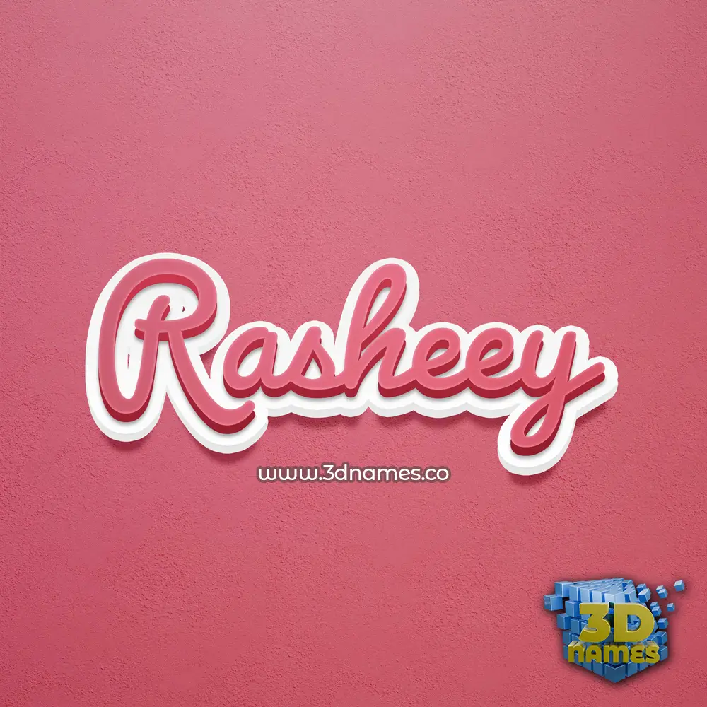 rasheey in Red Scribble style - 3D name wallpaper rasheey in Red Scribble style - 3D name wallpaper