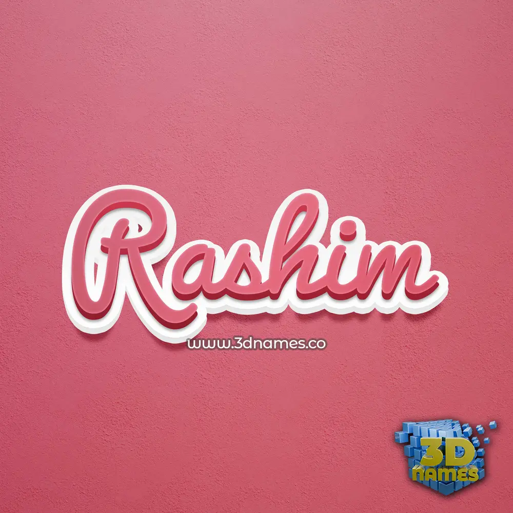 rashim in Red Scribble style - 3D name wallpaper rashim in Red Scribble style - 3D name wallpaper