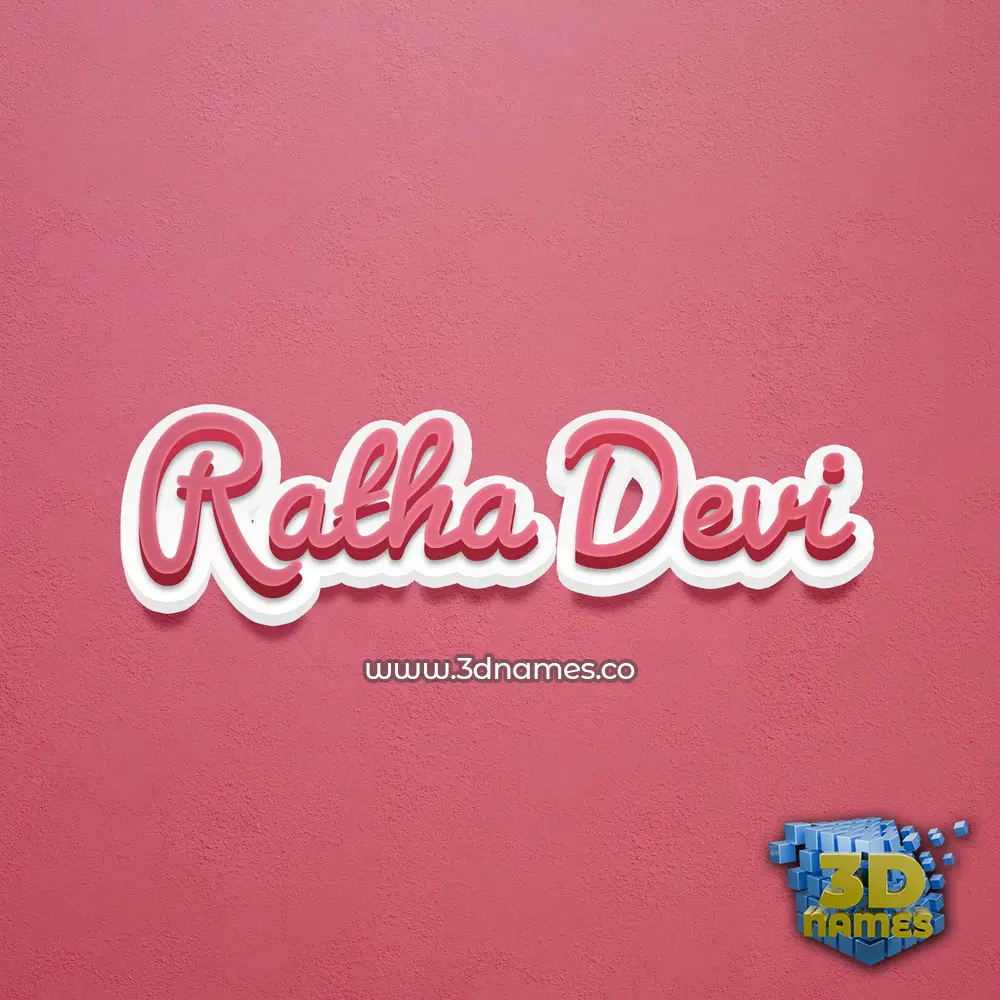 ratha devi in Red Scribble style - 3D name wallpaper ratha devi in Red Scribble style - 3D name wallpaper