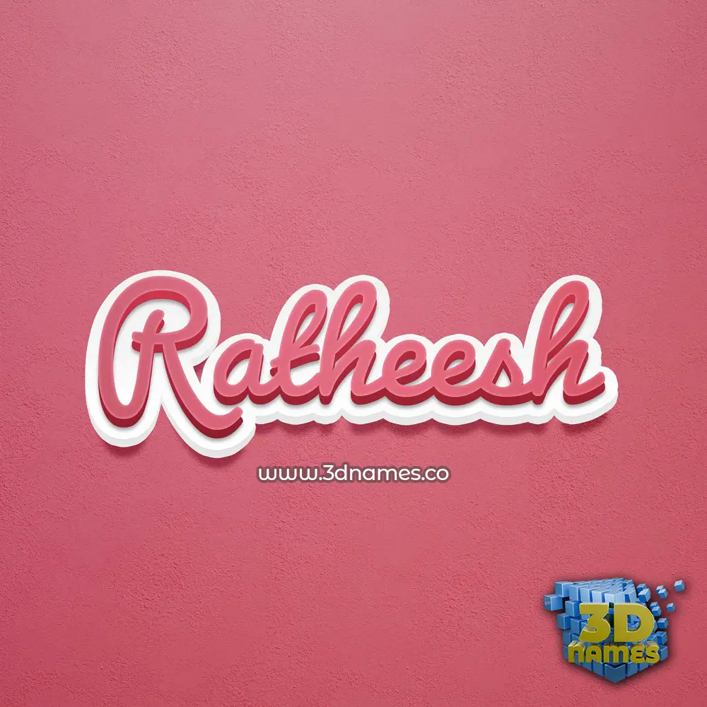 ratheesh in Red Scribble style - 3D name wallpaper ratheesh in Red Scribble style - 3D name wallpaper