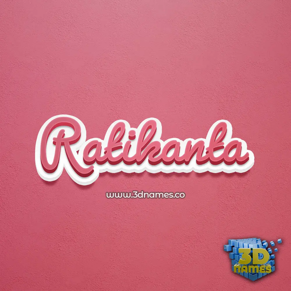 ratikanta in Red Scribble style - 3D name wallpaper ratikanta in Red Scribble style - 3D name wallpaper
