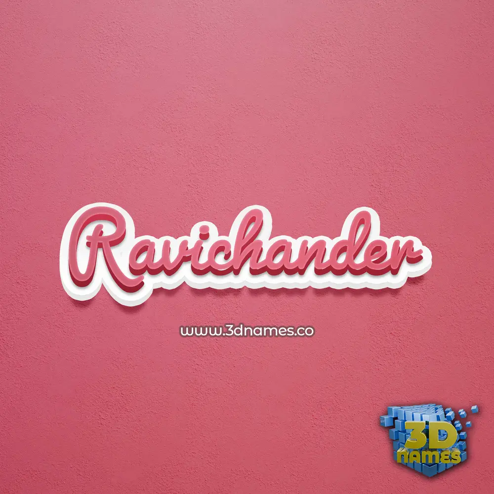 ravichander in Red Scribble style - 3D name wallpaper ravichander in Red Scribble style - 3D name wallpaper