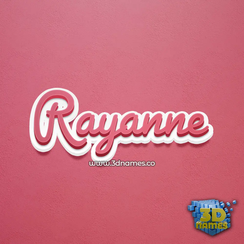 rayanne in Red Scribble style - 3D name wallpaper rayanne in Red Scribble style - 3D name wallpaper
