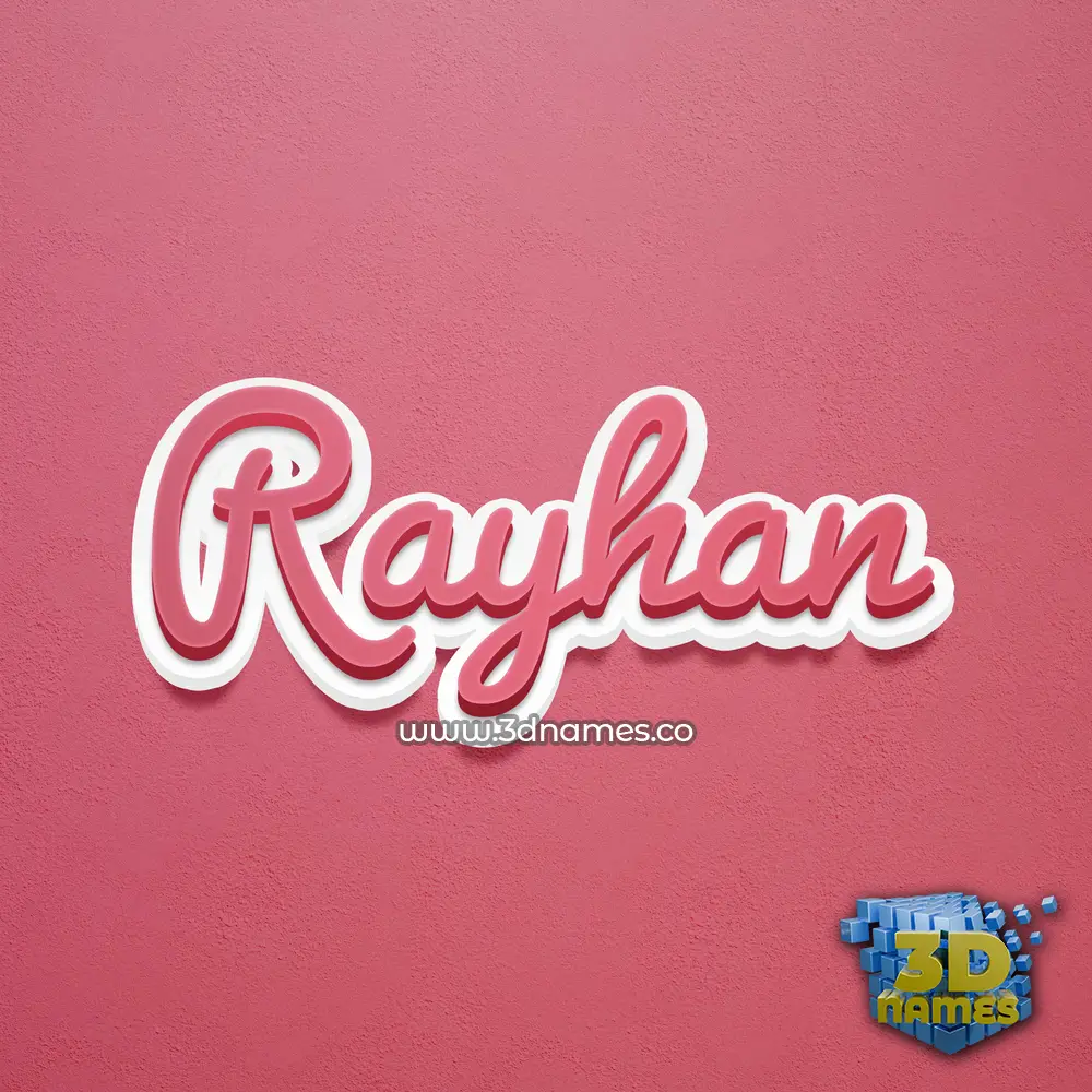 rayhan in Red Scribble style - 3D name wallpaper rayhan in Red Scribble style - 3D name wallpaper