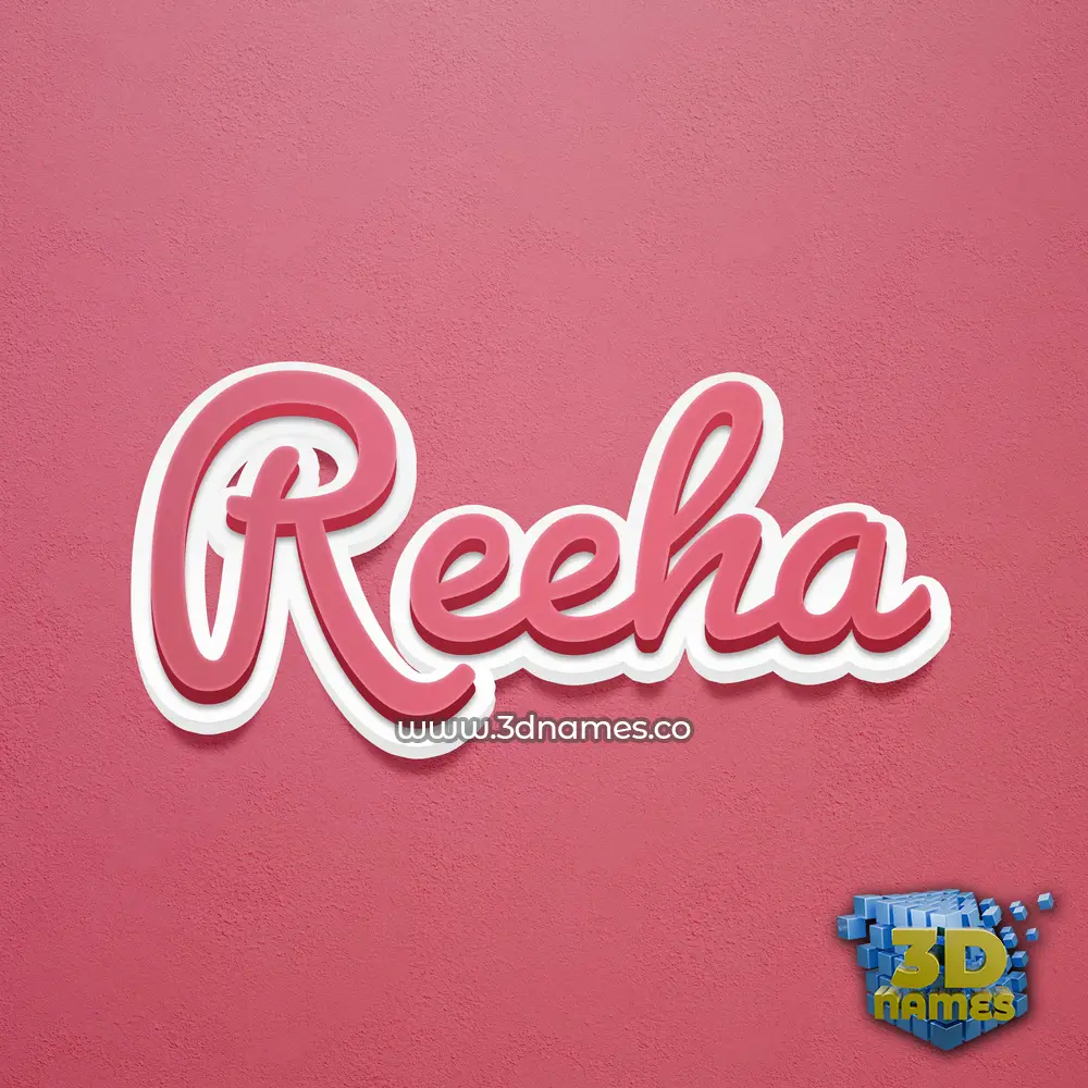reeha in Red Scribble style - 3D name wallpaper reeha in Red Scribble style - 3D name wallpaper