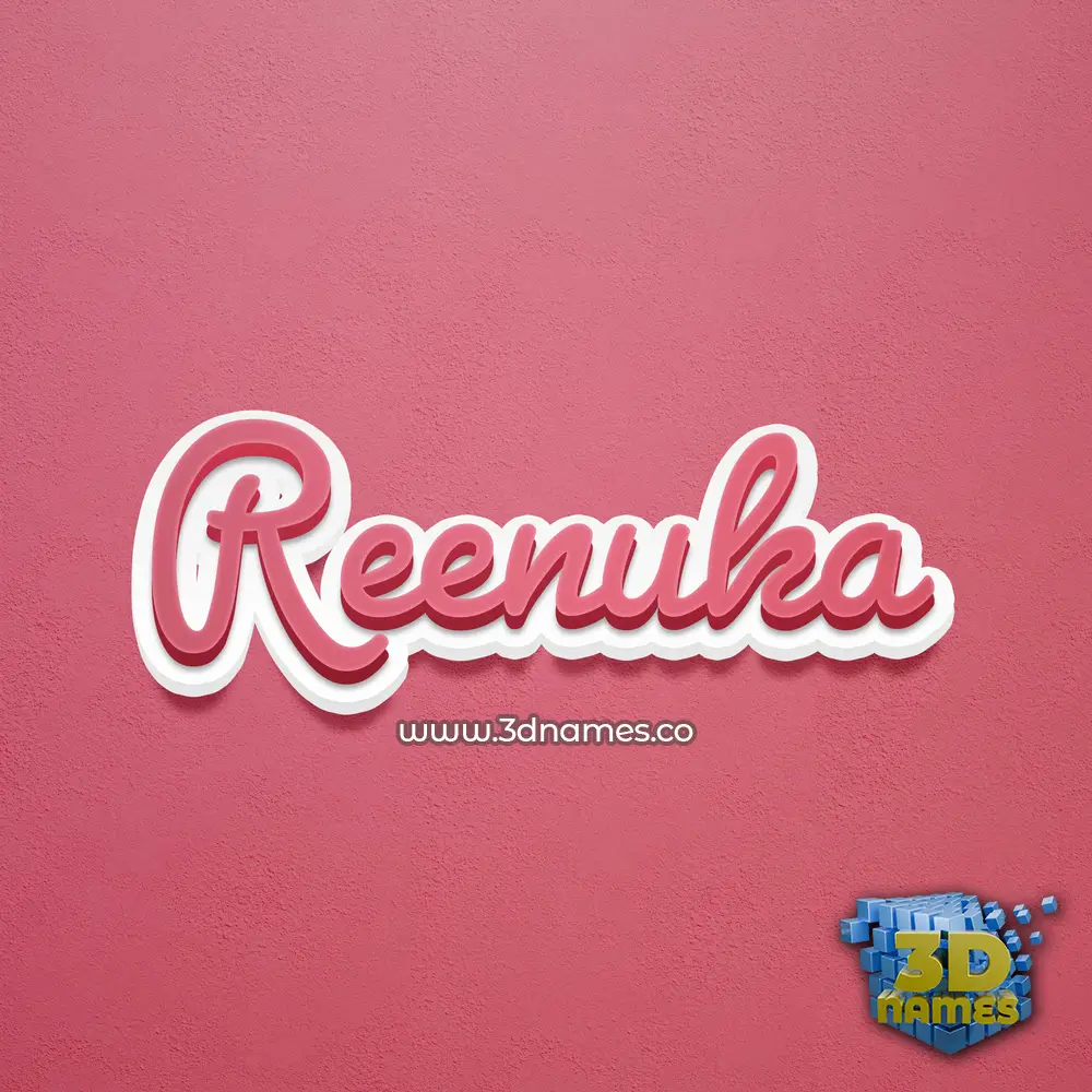 reenuka in Red Scribble style - 3D name wallpaper reenuka in Red Scribble style - 3D name wallpaper