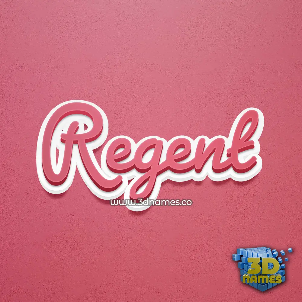 regent in Red Scribble style - 3D name wallpaper regent in Red Scribble style - 3D name wallpaper