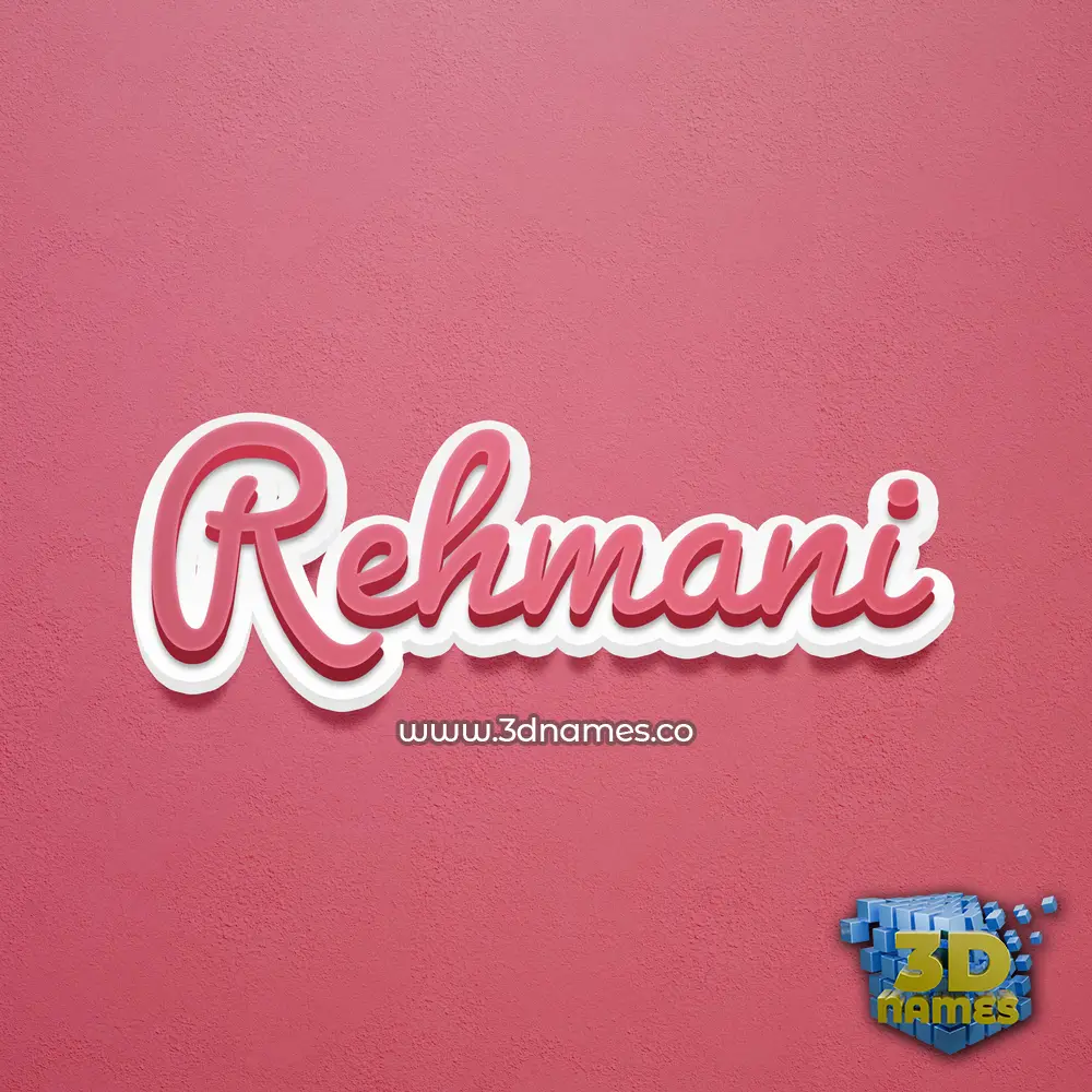 rehmani in Red Scribble style - 3D name wallpaper rehmani in Red Scribble style - 3D name wallpaper