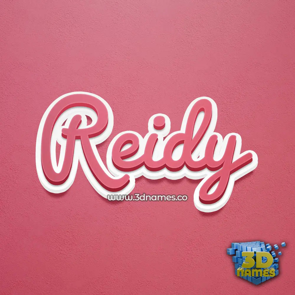 reidy in Red Scribble style - 3D name wallpaper reidy in Red Scribble style - 3D name wallpaper