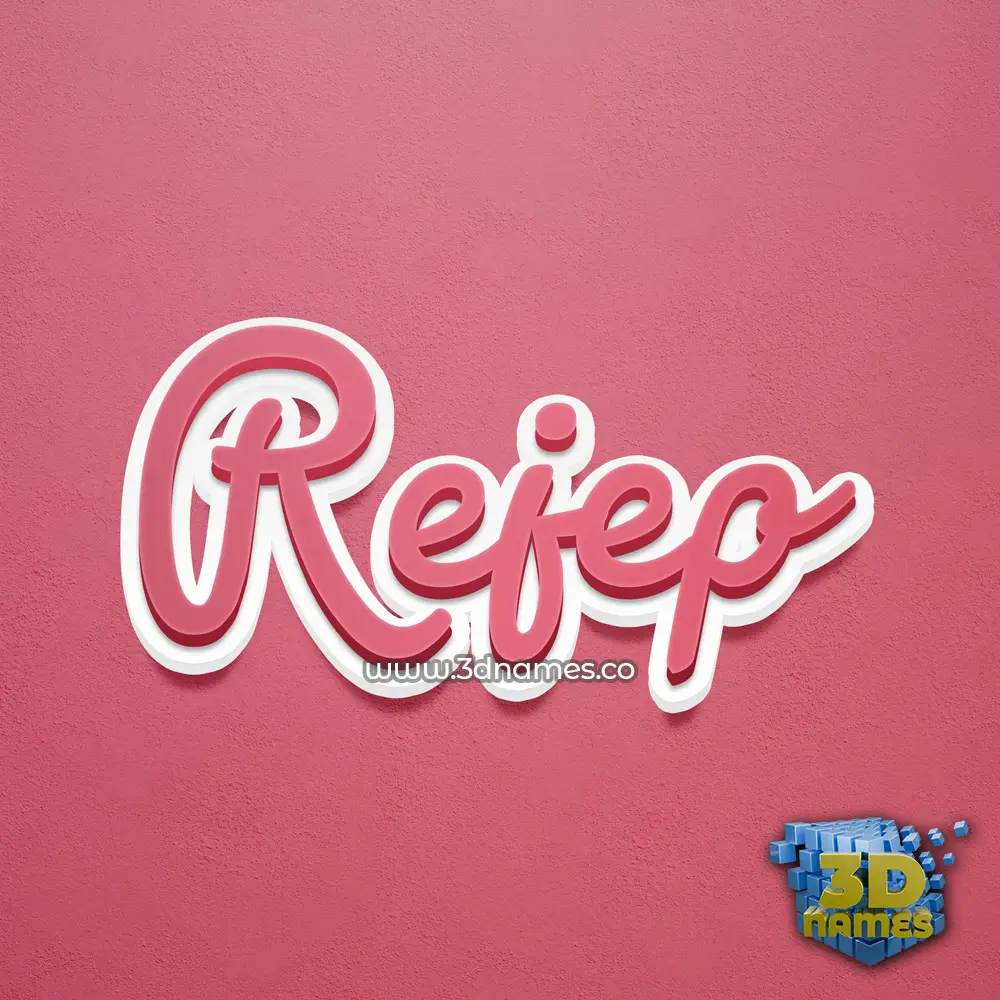 rejep in Red Scribble style - 3D name wallpaper rejep in Red Scribble style - 3D name wallpaper
