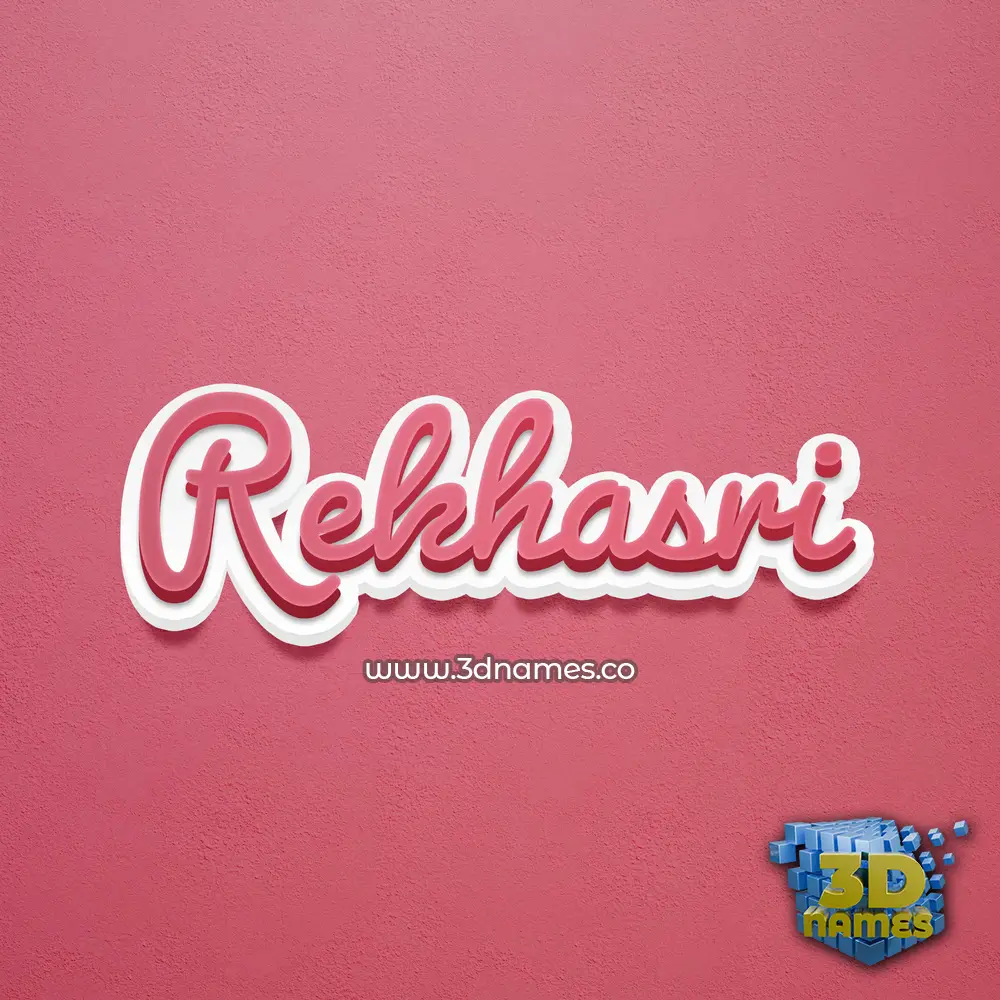 rekhasri in Red Scribble style - 3D name wallpaper rekhasri in Red Scribble style - 3D name wallpaper