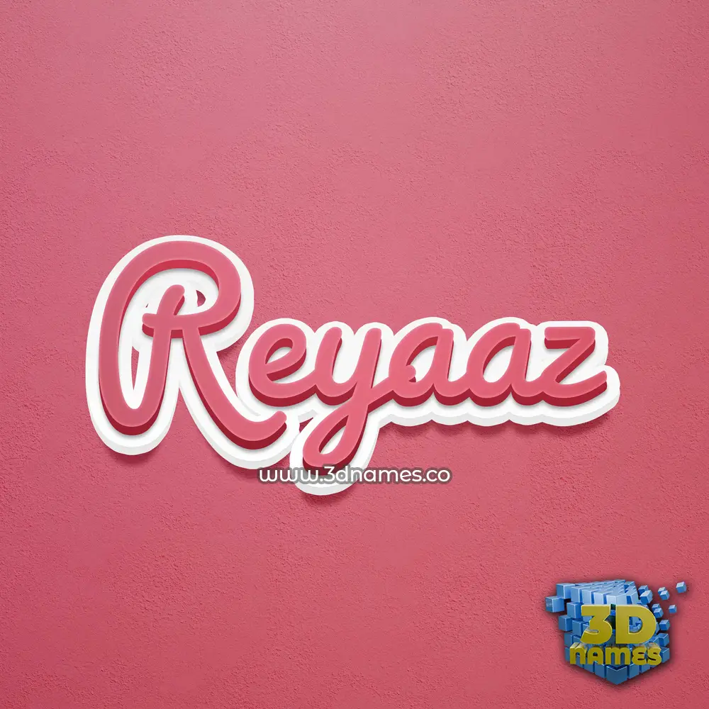 reyaaz in Red Scribble style - 3D name wallpaper reyaaz in Red Scribble style - 3D name wallpaper