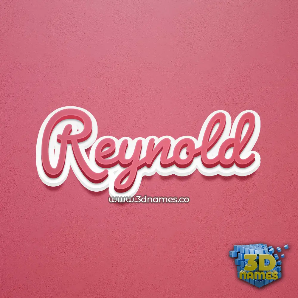 reynold in Red Scribble style - 3D name wallpaper reynold in Red Scribble style - 3D name wallpaper