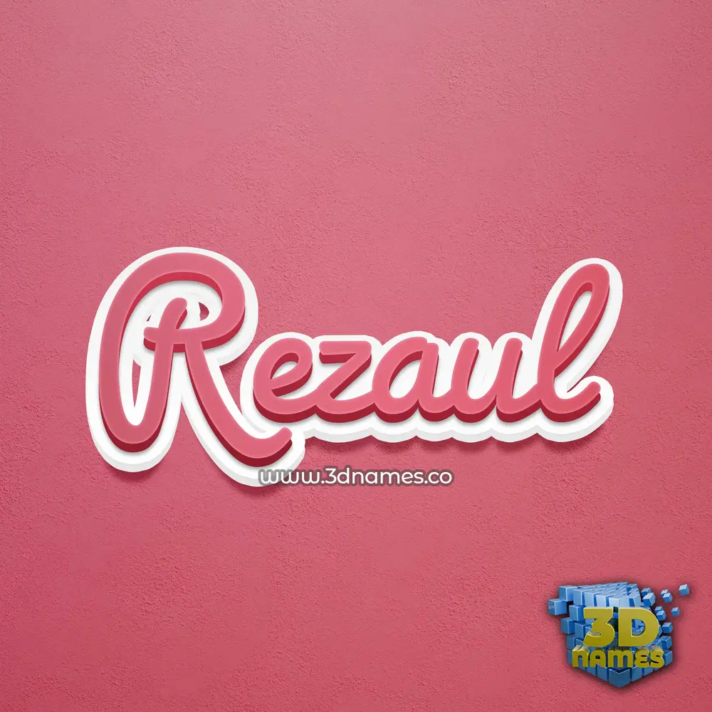 rezaul in Red Scribble style - 3D name wallpaper rezaul in Red Scribble style - 3D name wallpaper