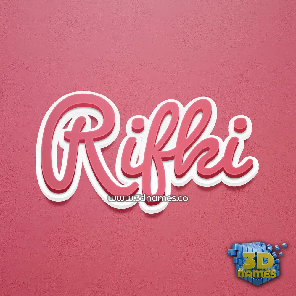 rifki in Red Scribble style - 3D name wallpaper rifki in Red Scribble style - 3D name wallpaper