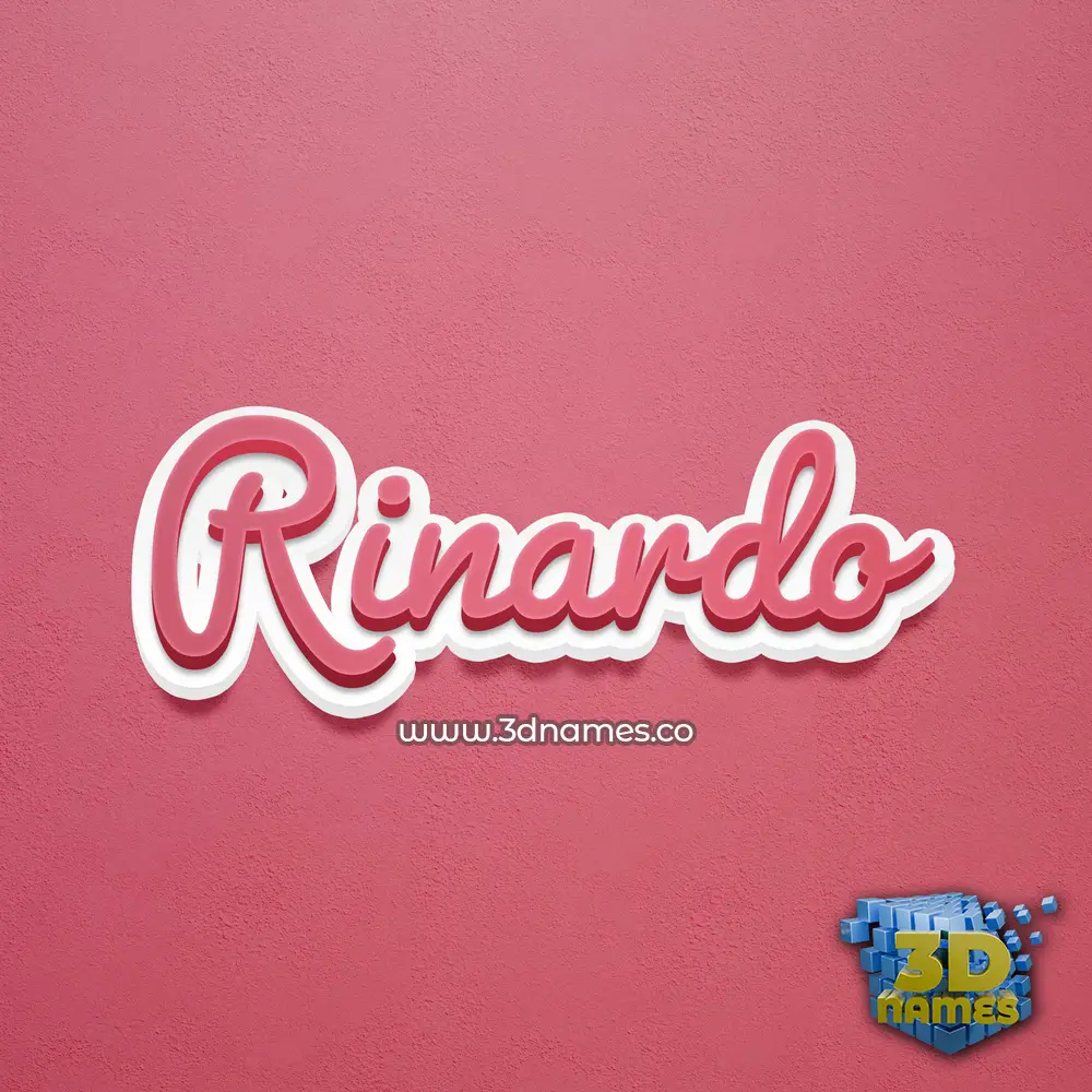 rinardo in Red Scribble style - 3D name wallpaper rinardo in Red Scribble style - 3D name wallpaper