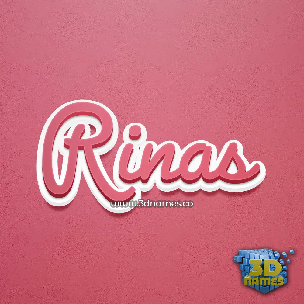 rinas in Red Scribble style - 3D name wallpaper rinas in Red Scribble style - 3D name wallpaper