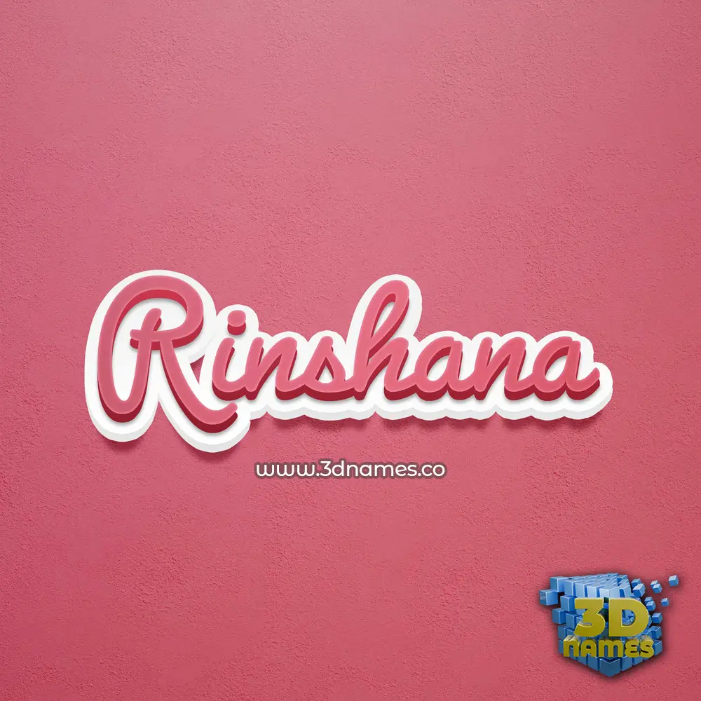 rinshana in Red Scribble style - 3D name wallpaper rinshana in Red Scribble style - 3D name wallpaper