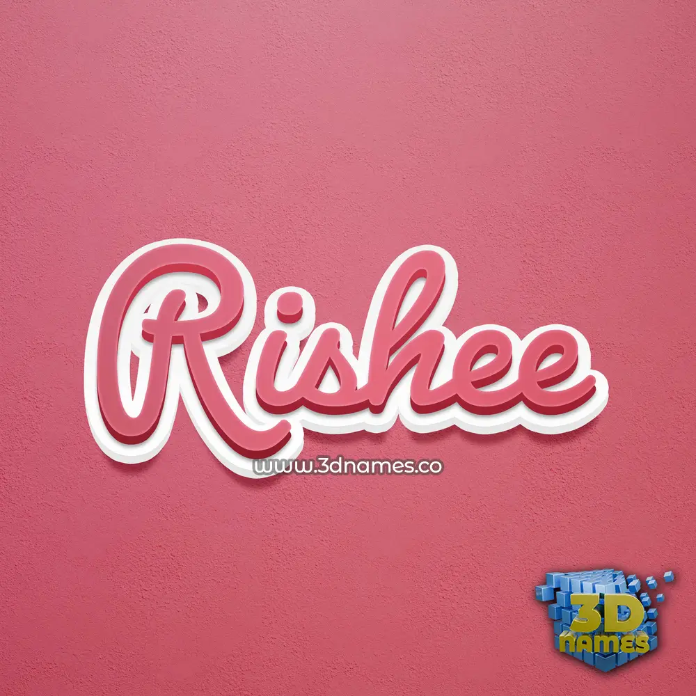 rishee in Red Scribble style - 3D name wallpaper rishee in Red Scribble style - 3D name wallpaper