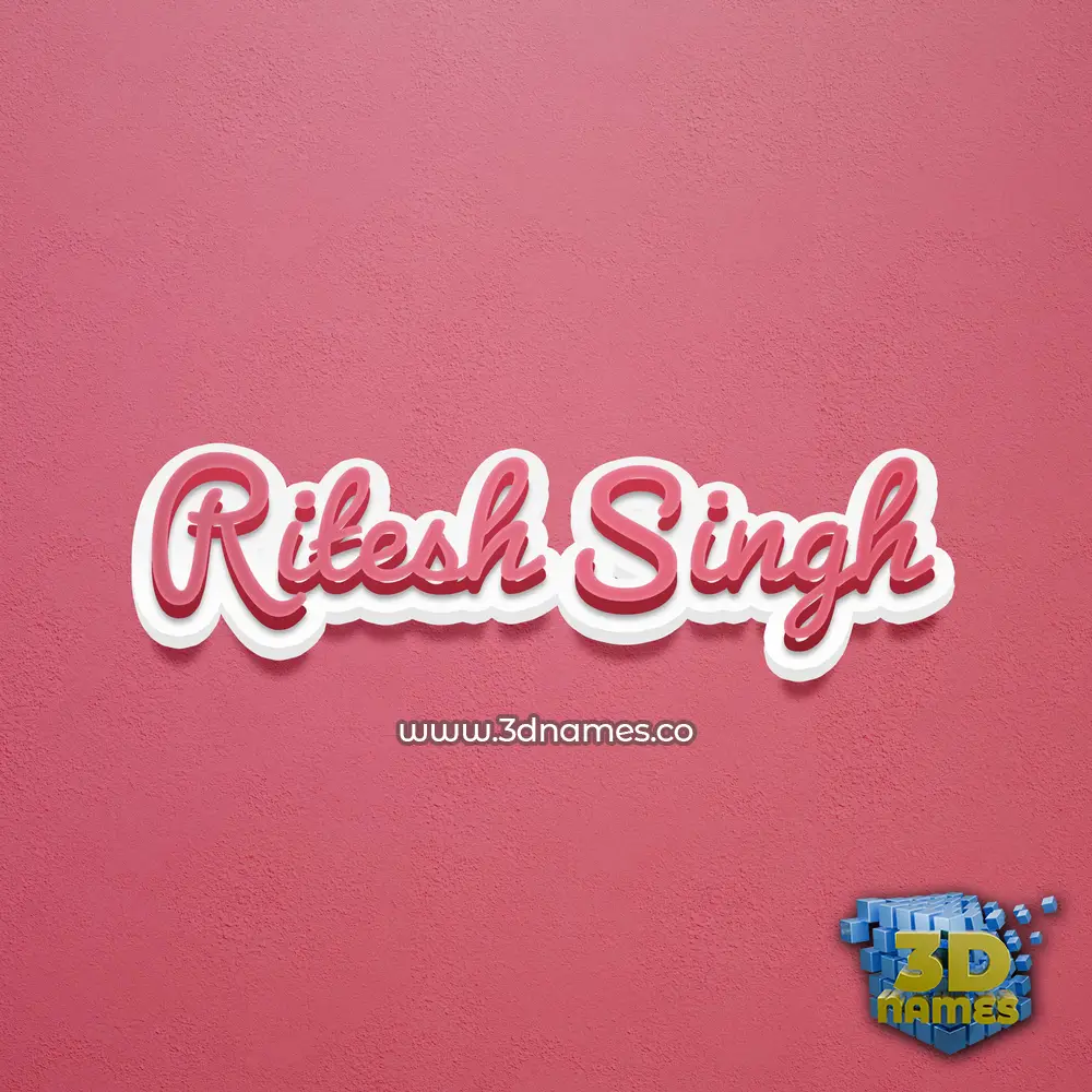 ritesh singh in Red Scribble style - 3D name wallpaper ritesh singh in Red Scribble style - 3D name wallpaper