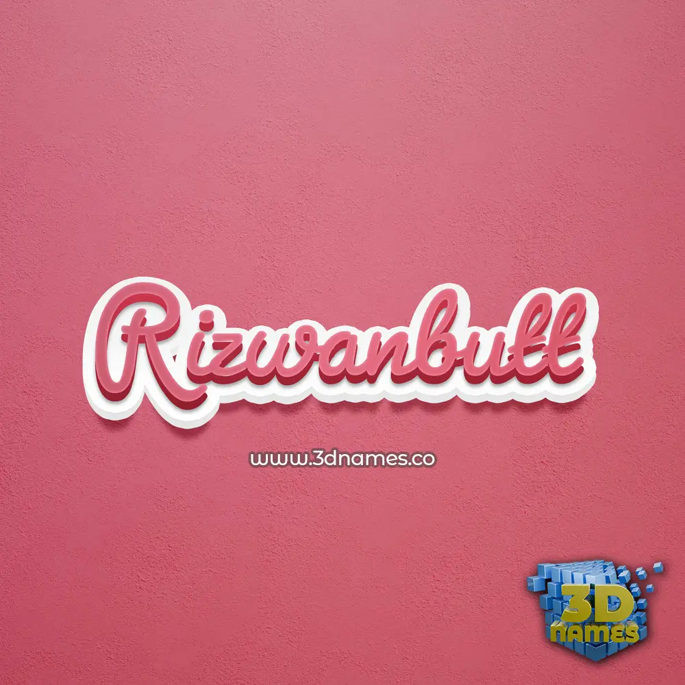 rizwanbutt in Red Scribble style - 3D name wallpaper rizwanbutt in Red Scribble style - 3D name wallpaper